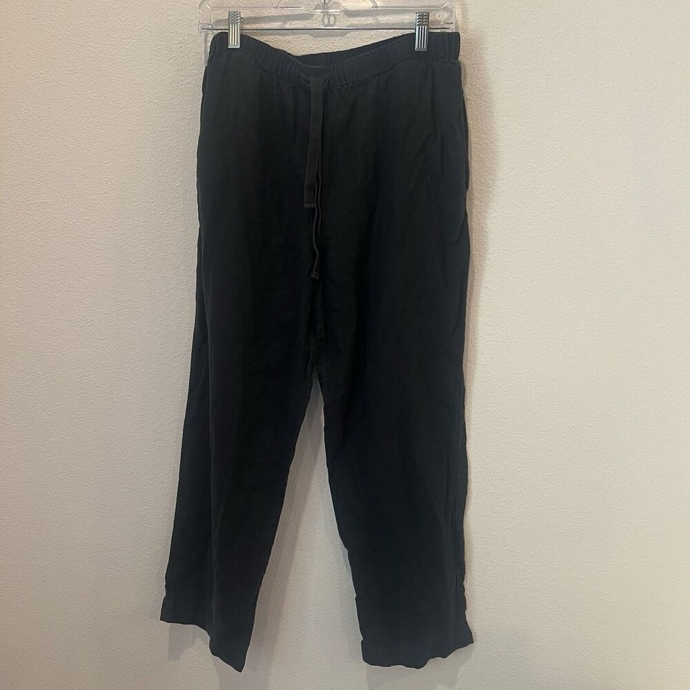 Quince Women's 100% European Linen Top & Pant Pajama Set Medium - Picture 10 of 13